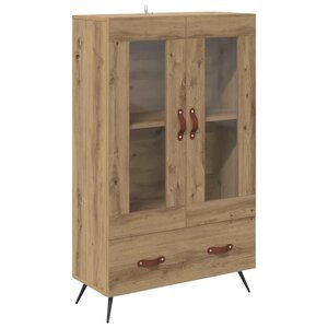 vidaXL Haut Armoire avec tiroir Chêne artisanal 69 5 x 31 x 115 cm
