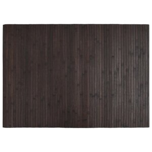 vidaXL Tapis rectangulaire marron foncé 70x100 cm bambou