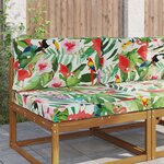 vidaXL Coussin de canapé d'extérieur 2 Pièces coloré Polyester
