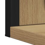 Miroir de salle de bain vidaXL Chêne artisanal 50x12x60 cm en bois d'ingénierie