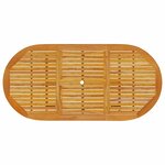 vidaXL Ensemble de salle à manger pour jardin 7 Pièces Marron