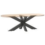 vidaXL Pied de table basse en forme d'araignée  anthracite  98 x 58 x (42-43) cm  acier