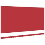 vidaXL Tissu de Remplacement pour Auvent pour Cadre de 6x3 m en Rouge