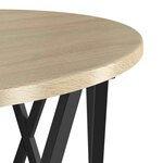 Tables d'appoint empilables vidaXL 2 Pièces Chêne Sonoma Bois reconstitué