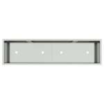 vidaXL Bac de jardin surélevé Argent 100 x 26 x 82 cm Acier galvanisé
