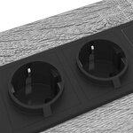 vidaXL Cabinet de chevet Gris Sonoma 30 x 48 x 61 cm Bois d'ingénierie