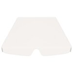 vidaXL Toit de rechange de balançoire blanc 150/130x105/70 cm