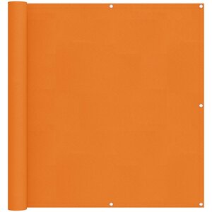 vidaXL Écran de balcon 110 x 400 cm Tissu Oxford Rectangulaire Orange