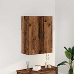 vidaXL Armoire murale vieux bois 69 5x34x90 cm