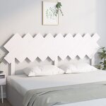 vidaXL Tête de lit Blanc 178x3x80 5 cm Bois massif de pin