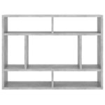 vidaXL Étagère murale Gris béton 75x16x55 cm Bois d'ingénierie