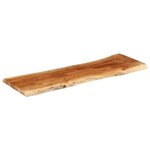 vidaXL Dessus de table 110x40x3 8 cm rectangulaire bois massif acacia