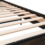 vidaXL Cadre de lit sans matelas chêne marron 90x190 cm