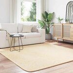 vidaXL Tapis Shaggy à poils longs NAVARRA crème 200x200 cm polyester