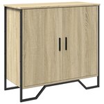 vidaXL Buffet chêne sonoma 78x35 5x74 5 cm bois d'ingénierie