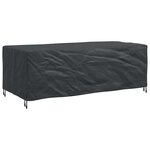 vidaXL Housse pour mobilier d'extérieur Noir 229 x 113 x 73 cm 210D