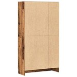 vidaXL Bibliothèque vieux bois 82 5x30 5x150 cm bois d'ingénierie