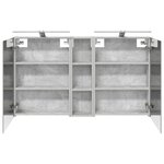 vidaXL Ensemble de Meubles de Salle de Bain 3 Pièces 120 x 14 5 x 70 cm