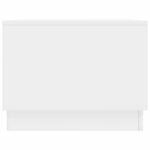 vidaXL Table basse Blanc brillant 90 x 50 x 37 cm Bois d'ingénierie