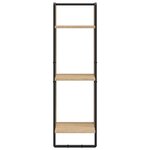 vidaXL Étagère murale 3 niveaux chêne sonoma 30x25x100 cm