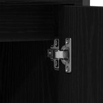 Meuble sous-vasque vidaXL Chêne noir 60x30x60 cm Bois d'ingénierie