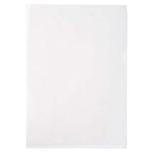 Sachet De 10 Pochettes Coin Pvc Lisse Haute Résistance 13/100e - A4 - Cristal - Exacompta