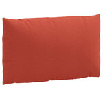 vidaXL Coussins de palette lot de 3 rouge mélangé tissu