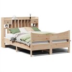 vidaXL Cadre de lit sans matelas 150x200 cm bois de pin massif