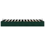 vidaXL Cadre de lit ottoman sans matelas vert foncé 90x190 cm velours