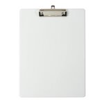 Porte-bloc Avec Pochette - Format 23x32cm Pour A4 - Blanc - X 10 - Exacompta