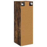 vidaXL Cabinet de Salle de Bain Mural Chêne fumé 33 x 34 5 x 60 cm