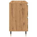 vidaXL Armoire de salle de bain chêne artisanal bois d'ingénierie