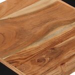 vidaXL Tables gigognes 3 Pièces Bois solide