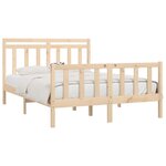 vidaXL Cadre de lit sans matelas bois de pin massif 120x200 cm