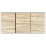 vidaXL Table de salle à manger Chêne 200x100x75 cm MDF