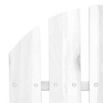 vidaXL Chaise de jardin bois blanc