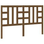 vidaXL Tête de lit Marron miel 156x4x100 cm Bois massif de pin