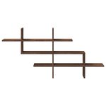 vidaXL Étagère murale chêne marron 124 5x18x60 5 cm bois d'ingénierie