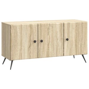vidaXL Meuble TV Chêne Sonoma 99 x 34 5 x 50 cm Bois d'ingénierie