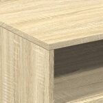 vidaXL Table basse avec lumières LED chêne sonoma 50x49x40 cm