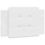 vidaXL Cadre de lit sans matelas blanc 90x200 cm similicuir