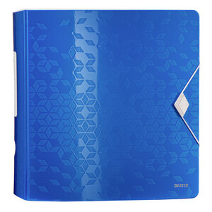 Classeur à levier Active WOW 180 degrés 80 mm Bleu métallisé LEITZ