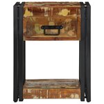 vidaXL Cabinets de chevet 2 Pièces 40x35x50 cm Bois massif récupéré