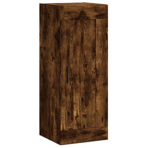 vidaXL Armoire murale chêne fumé 34 5x34x90 cm bois d'ingénierie