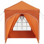 vidaXL Tente de fête pop-up 192 x 192 x 245 cm Orange
