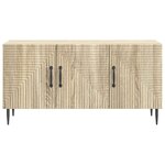 vidaXL Meuble TV Chêne Sonoma 99 x 34 5 x 50 cm Bois d'ingénierie