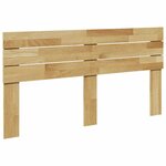 vidaXL Tête de lit 160 cm bois massif de chêne