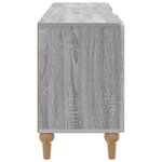vidaXL Meuble TV Sonoma gris 150 x 31 x 50 cm Bois d'ingénierie