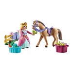 PLAYMOBIL 71801 - Princess Magic Princesse cavalière  cheval et matériel équestre