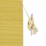 vidaXL Store enrouleur avec des rideaux Jaune 90 x 220 cm Bambou